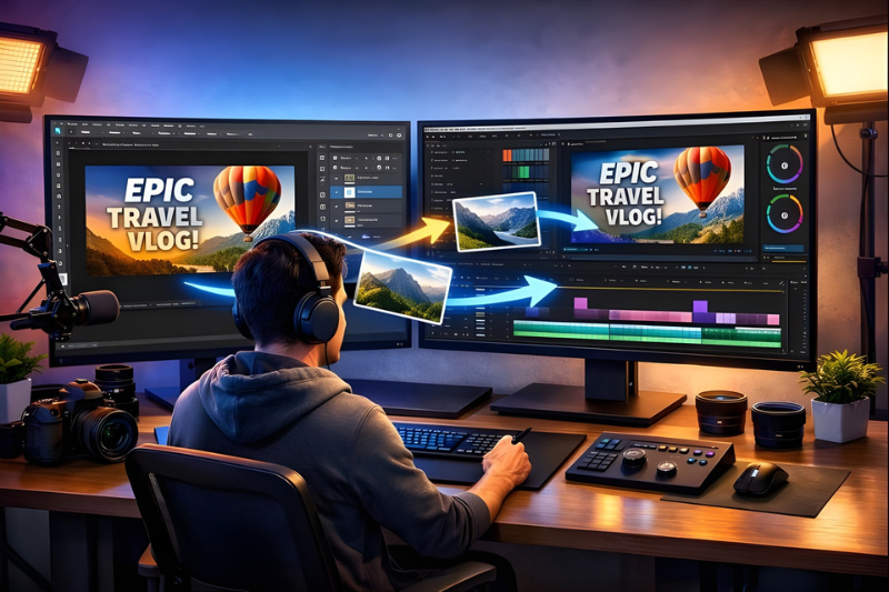 How Photoshop and Premiere Pro Work Together for Content Creators